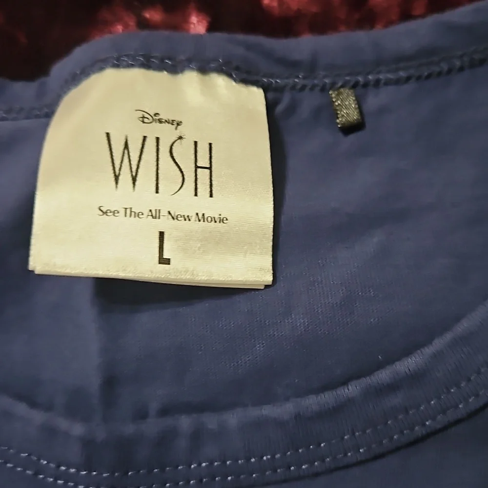 Disney Wish Womens Navy Blue T-Shirt - Picture 3 of 5
